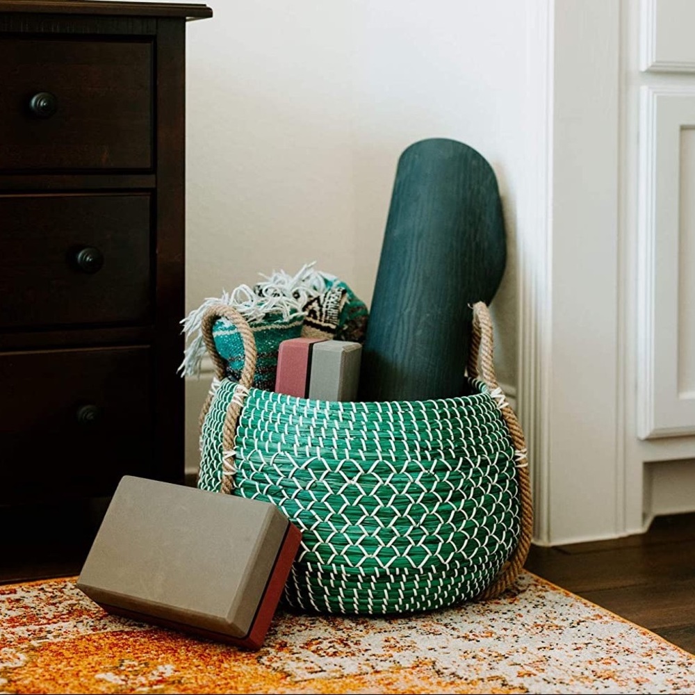 Modern Village Designer Basket (Teal)